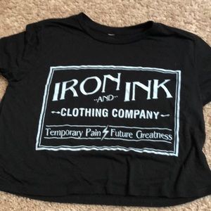 Iron and Ink cropped tee.